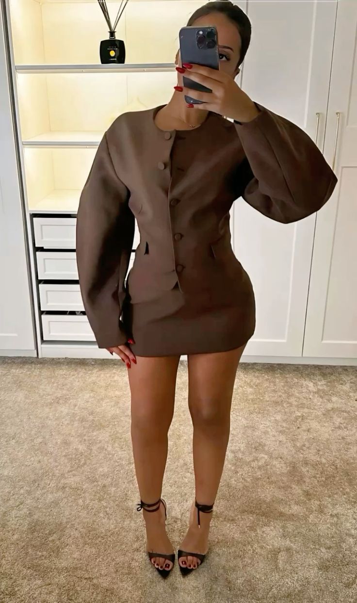 Ensemble 2 pièces vintage pour femmes