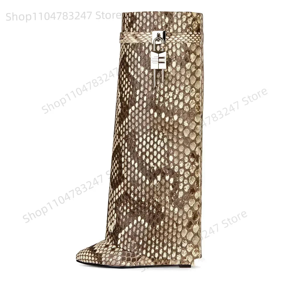Bottes Longues à Talons Hauts