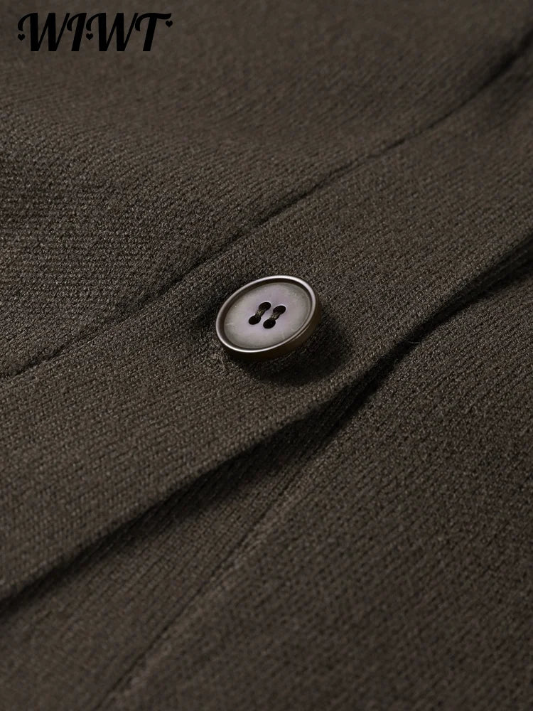 Cardigans à col en V