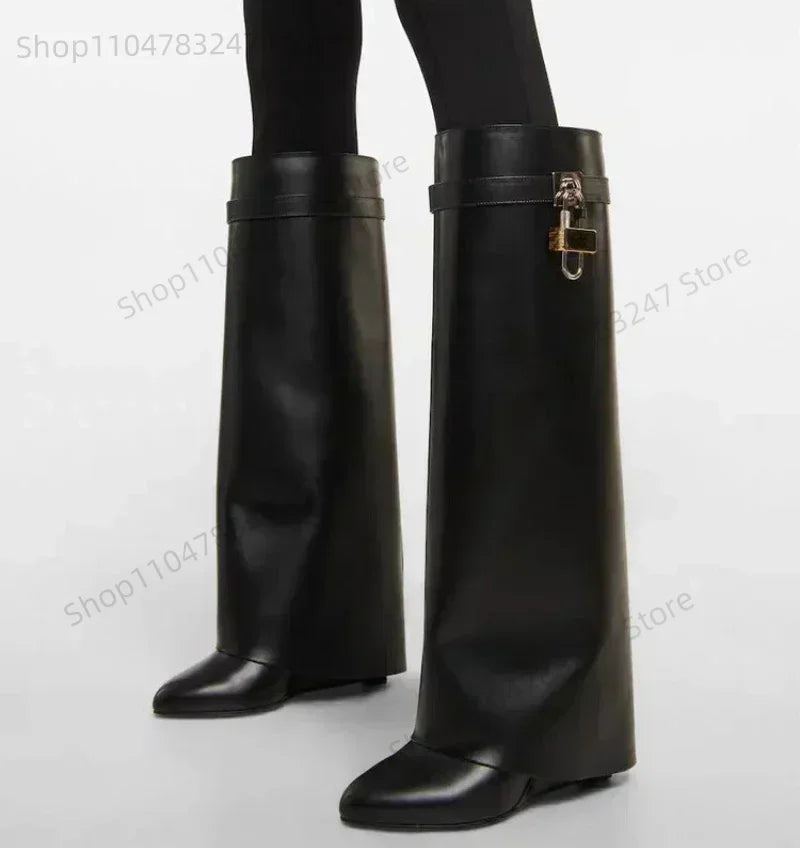 Bottes Longues à Talons Hauts
