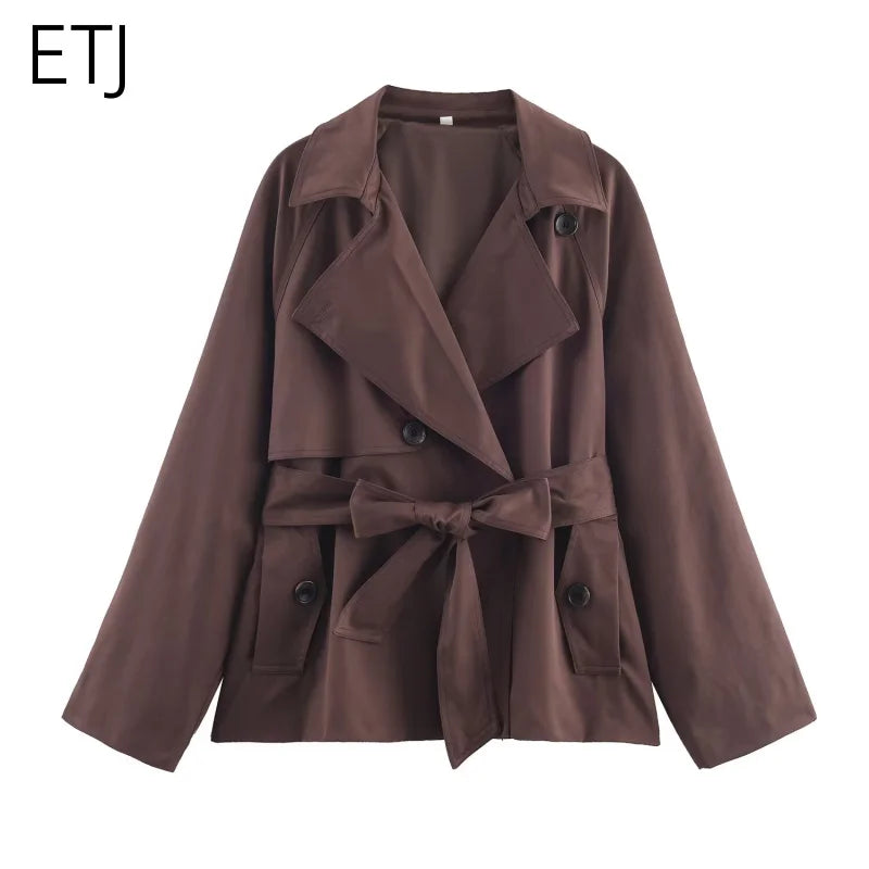 Trench-coat décontracté pour femme