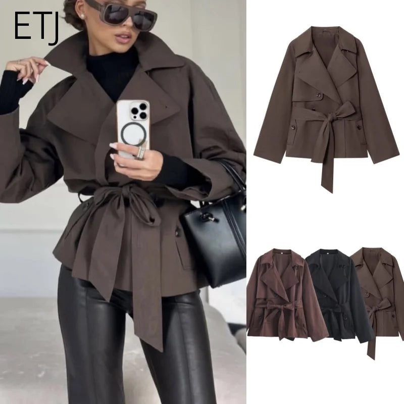 Trench-coat décontracté pour femme