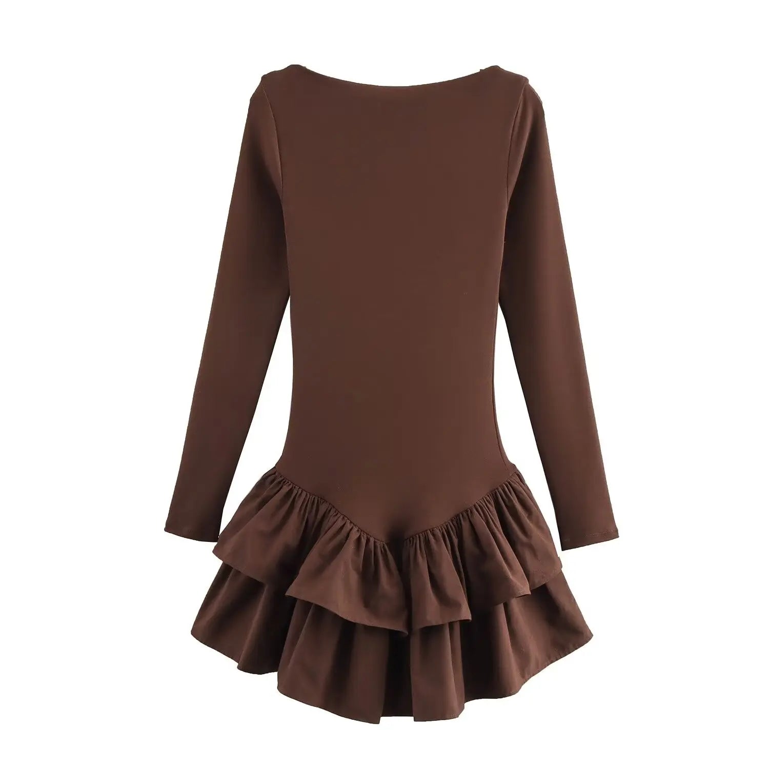 Mini robe à volants