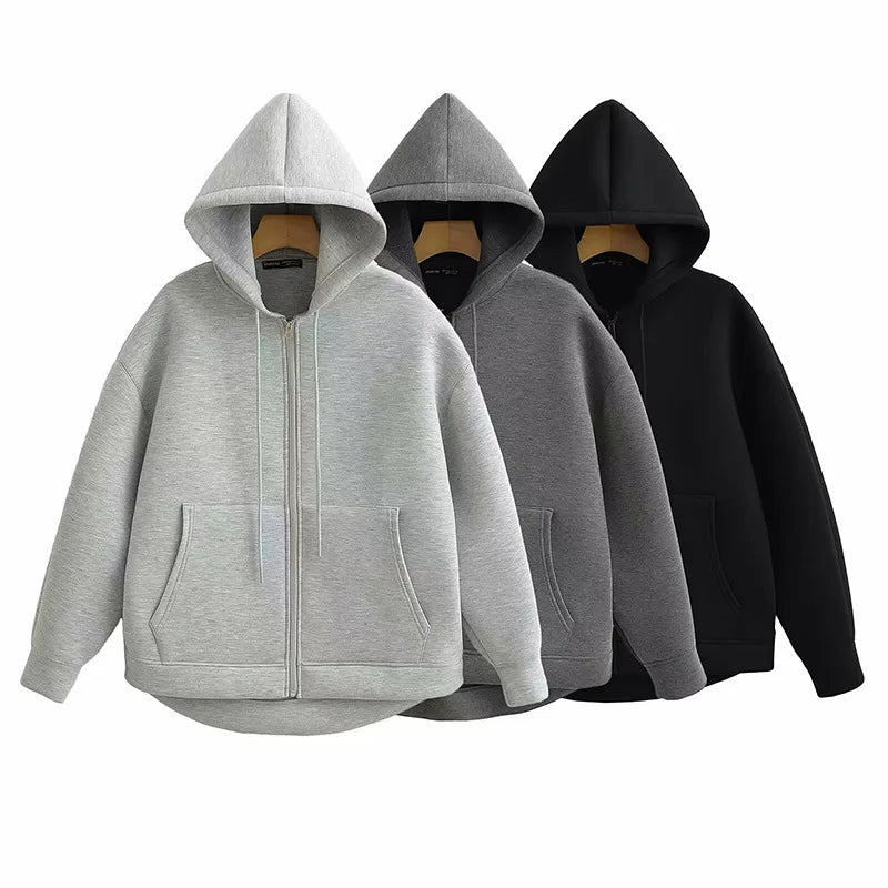 Veste à capuche femme automne