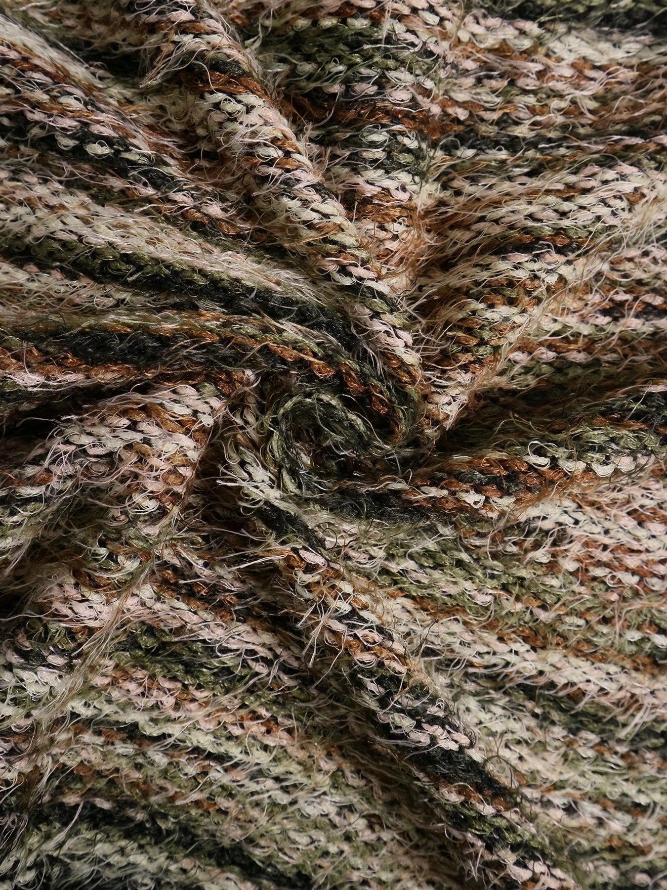 Cardigan rayé à épaules tombantes