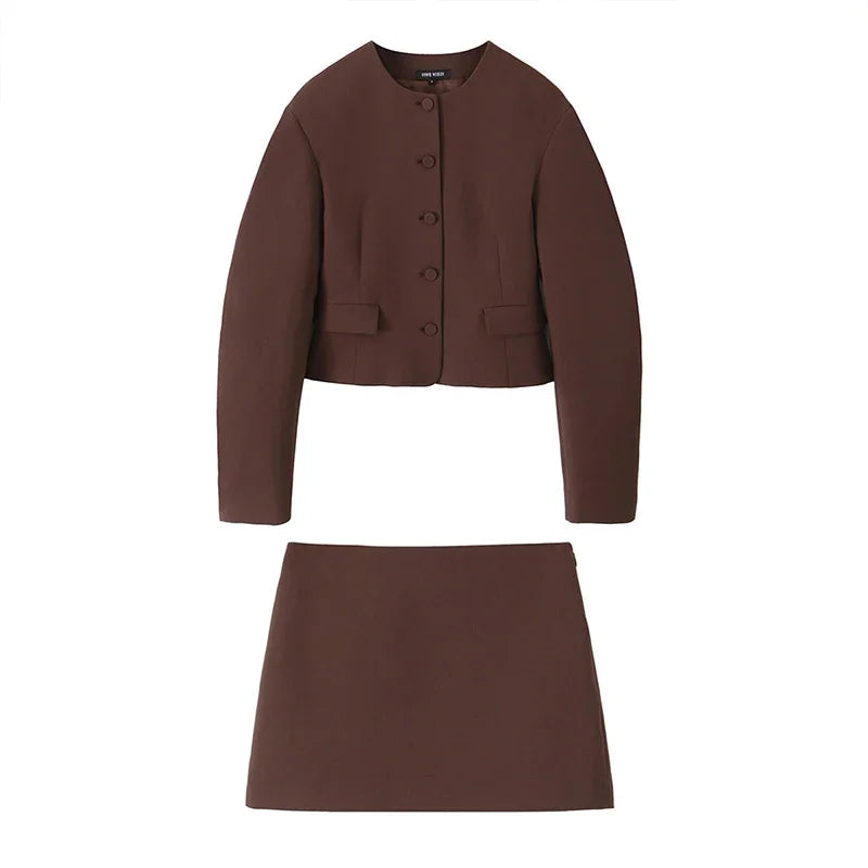 Ensemble 2 pièces vintage pour femmes