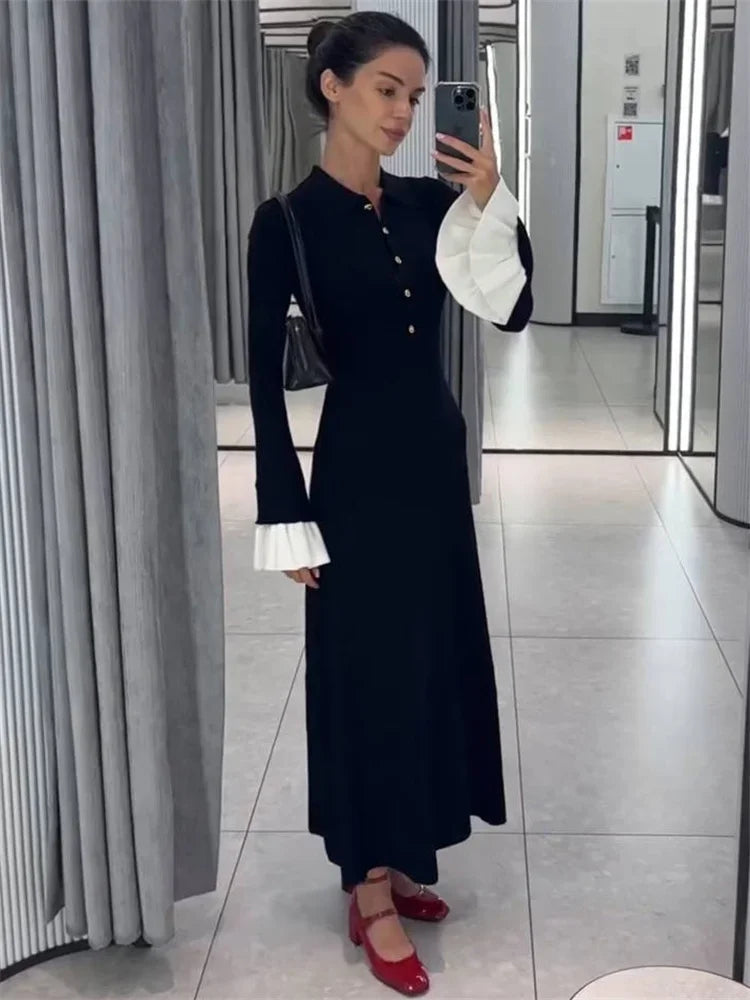 Longue robe mode Patchwork