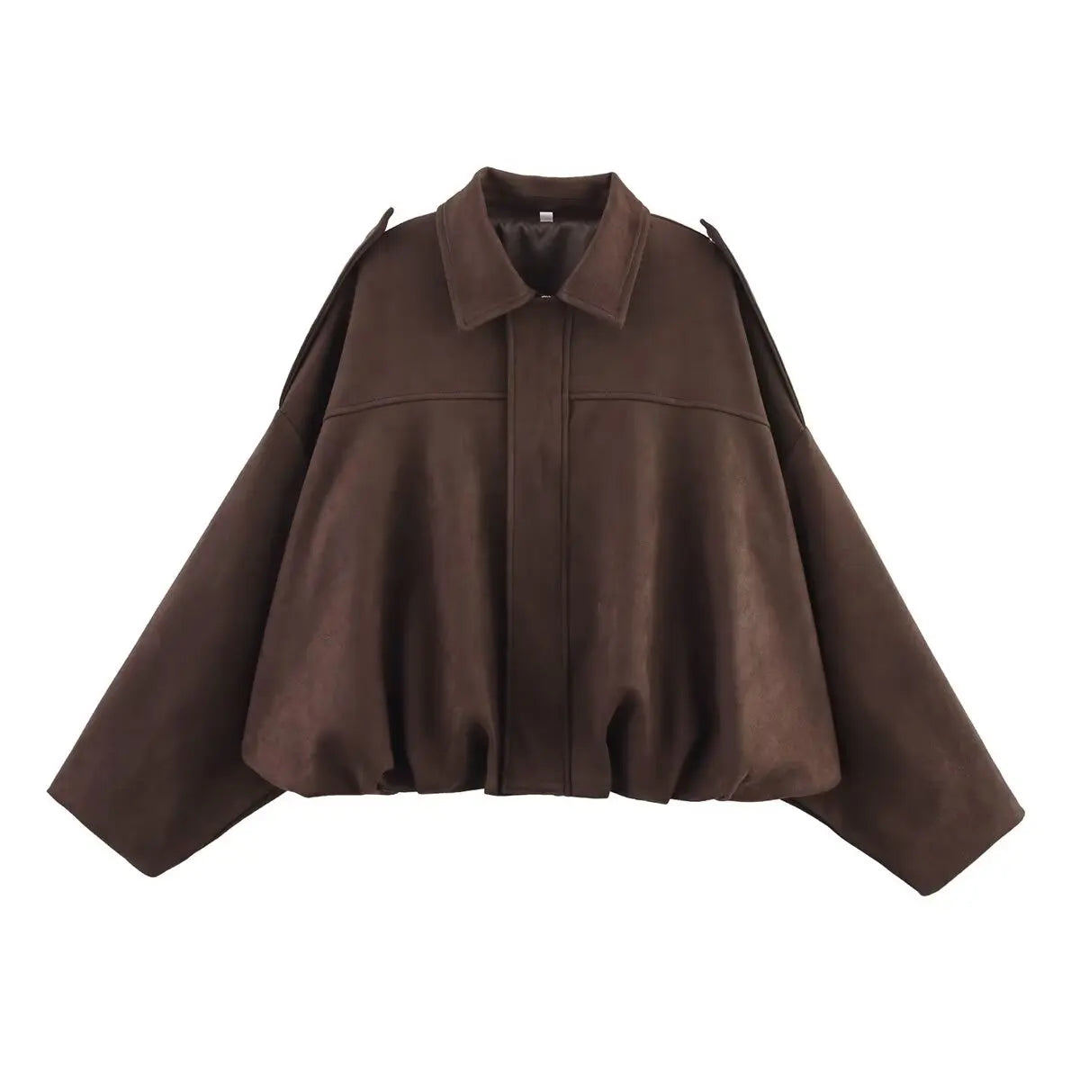 Veste femme automne 2025 – manches chauve-souris, coupe ample et élégante