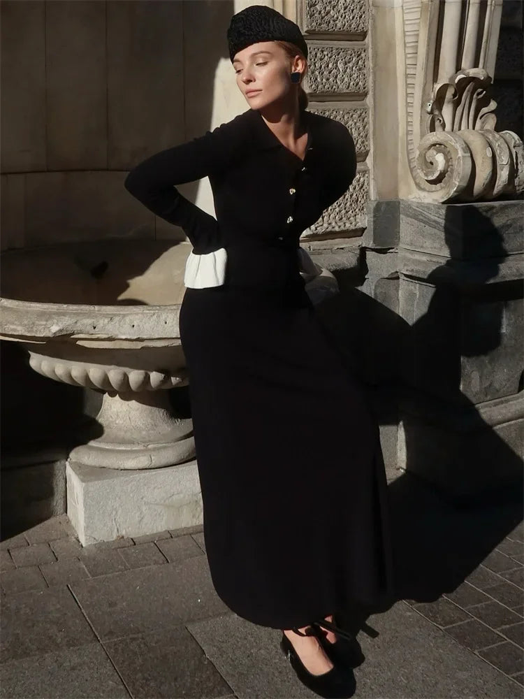 Longue robe mode Patchwork