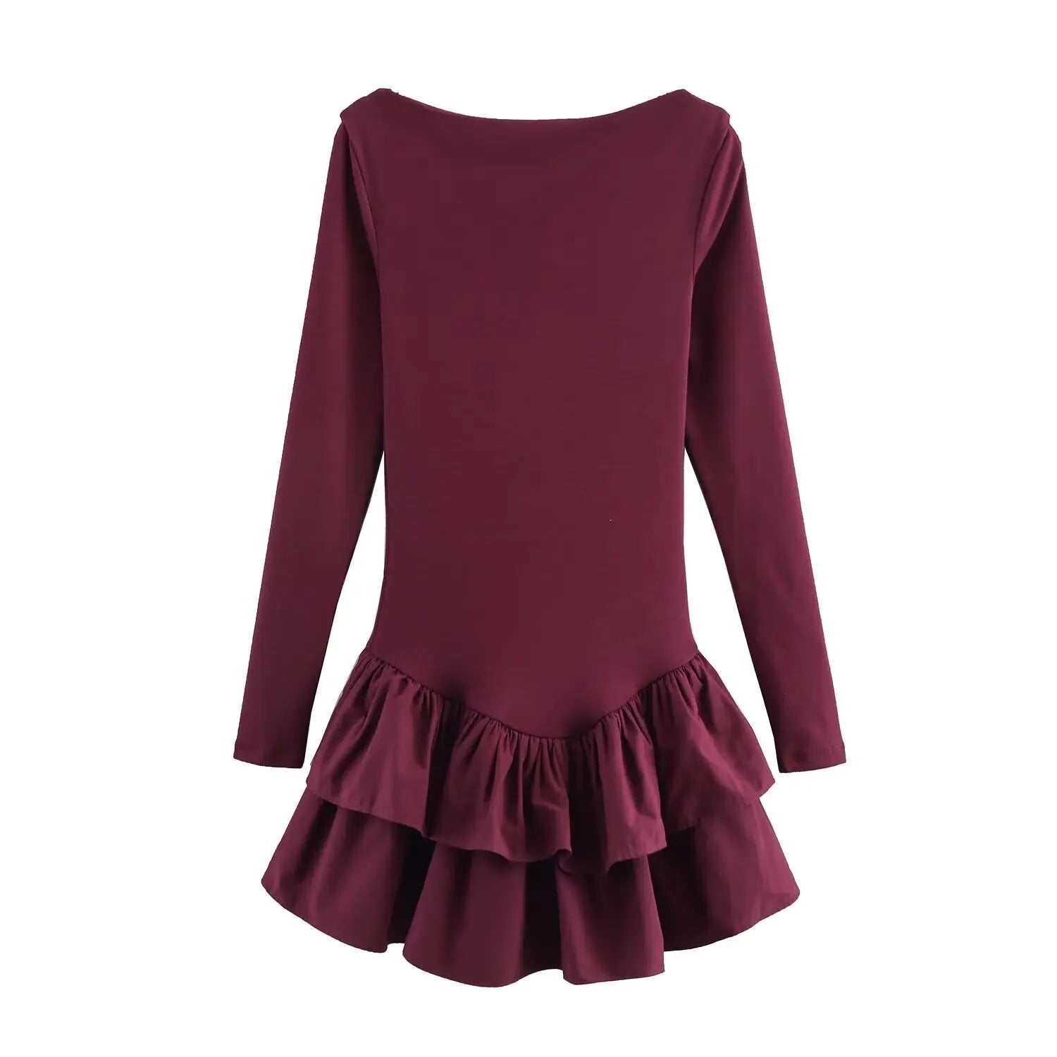 Mini robe à volants