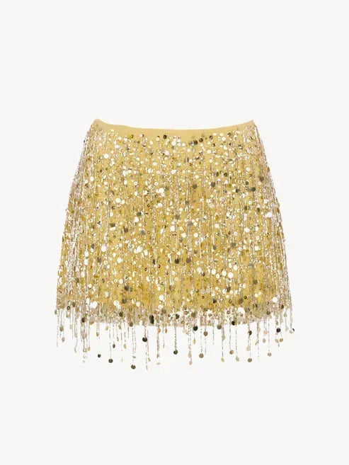 Sexy paillettes gland jupe femmes