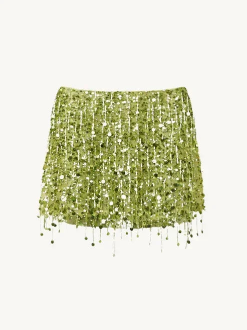 Sexy paillettes gland jupe femmes