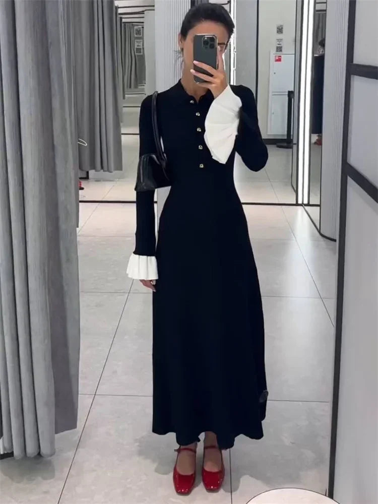 Longue robe mode Patchwork