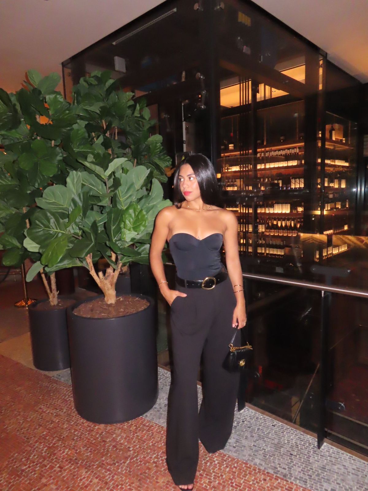 Body en velours sans bretelles