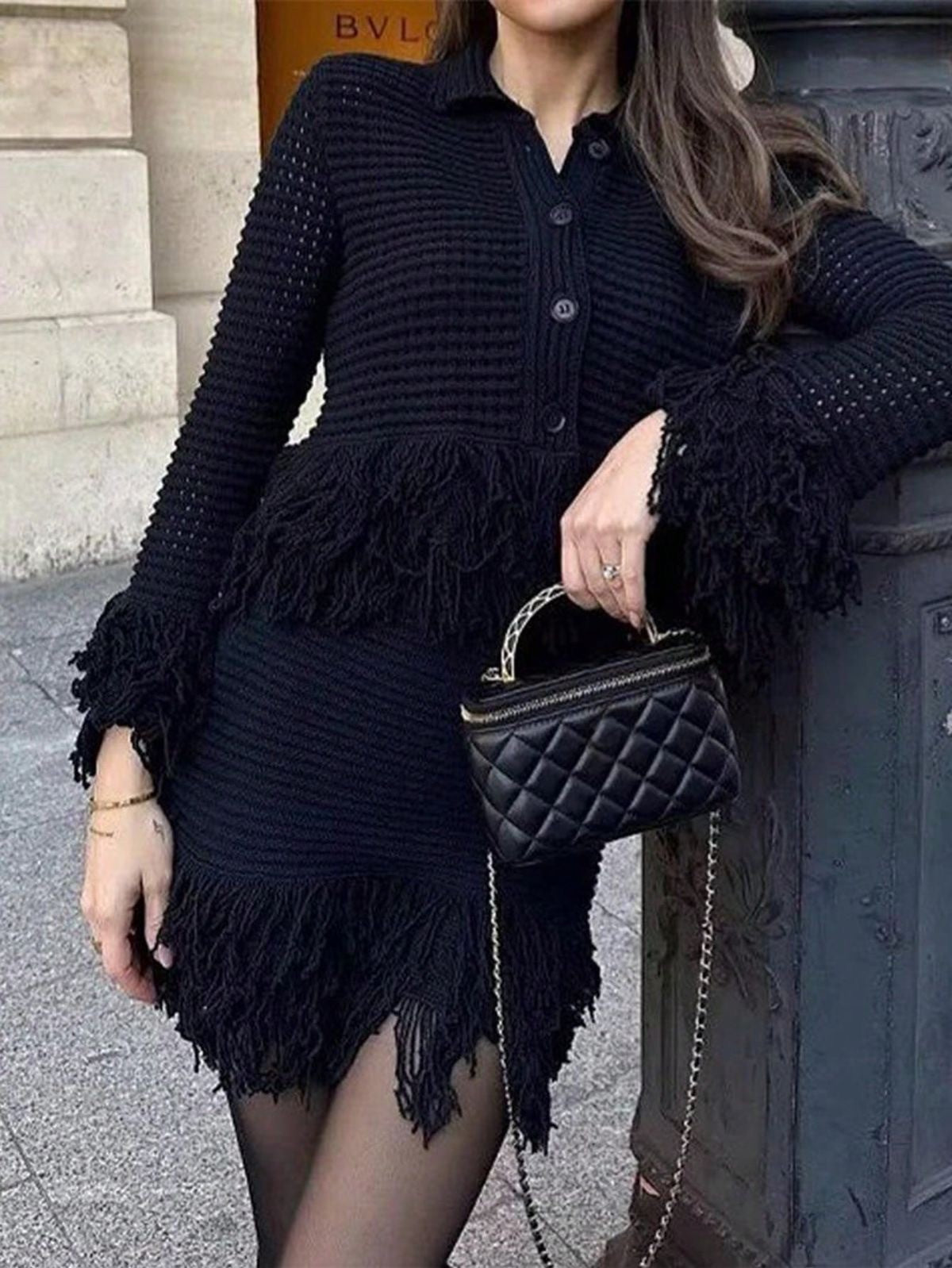 Ensemble 2 piéces Femme décontracté, tricoté