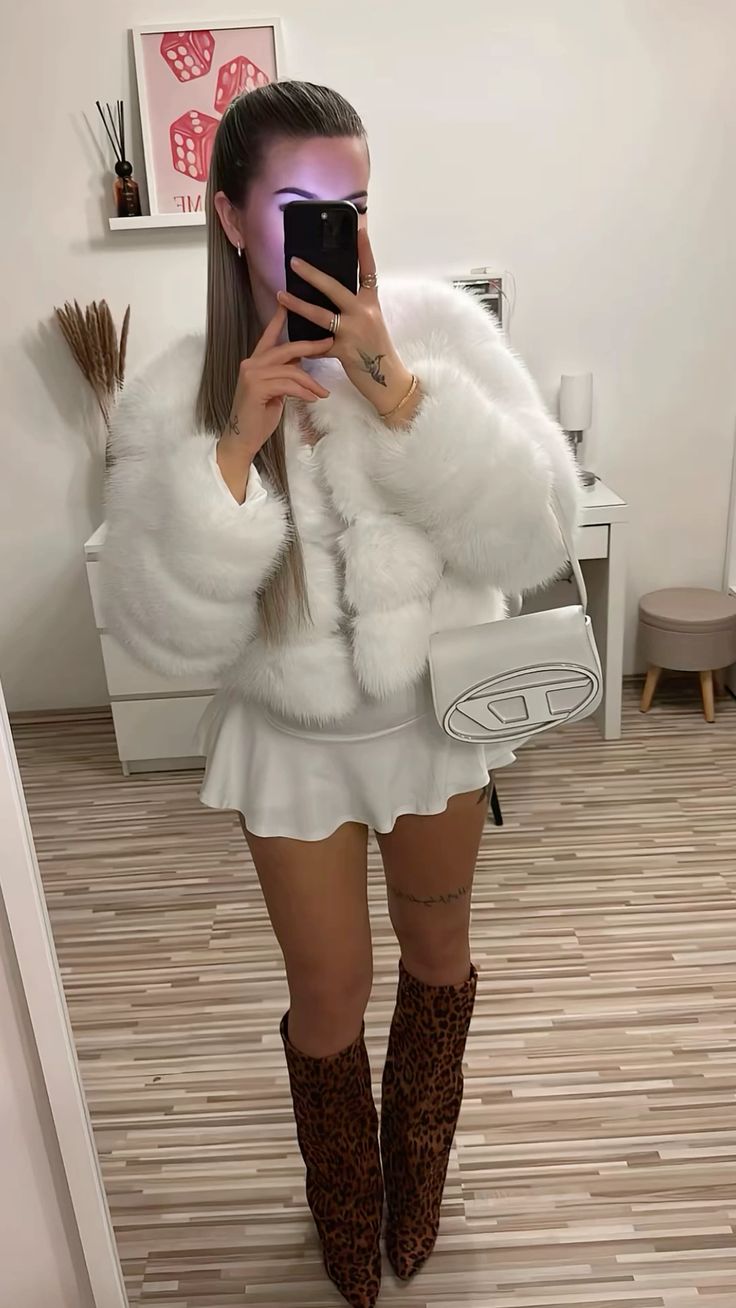Manteau en fausse fourrure