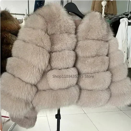 Manteau en fausse fourrure