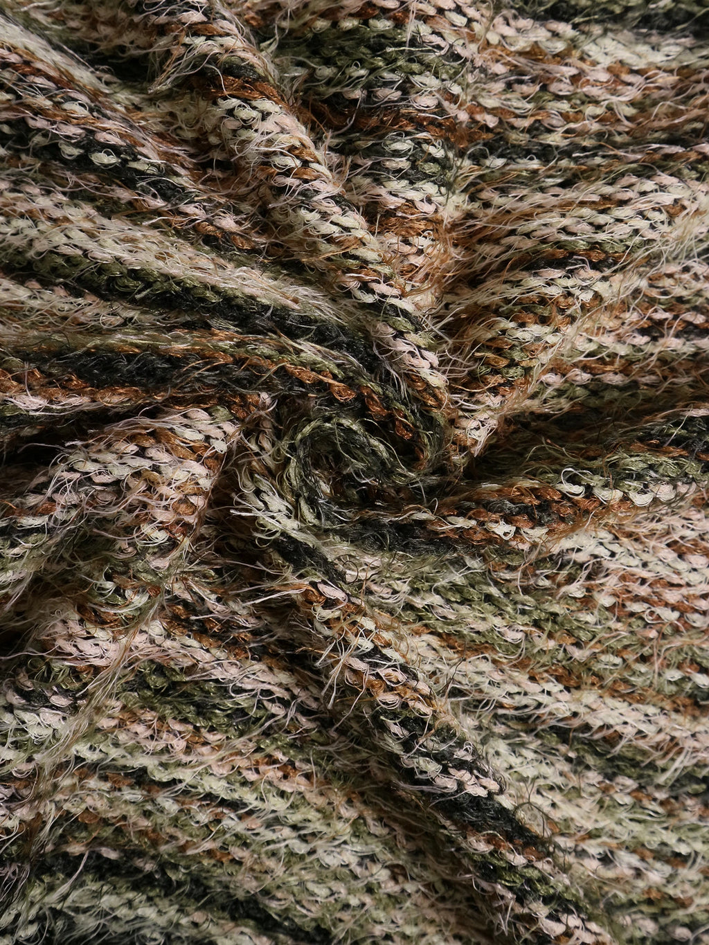 Cardigan rayé à épaules tombantes