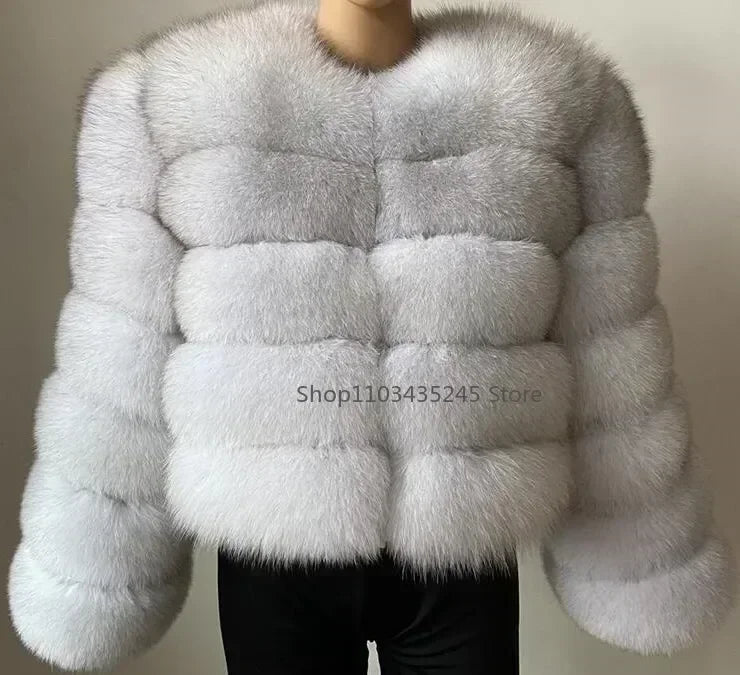 Manteau en fausse fourrure