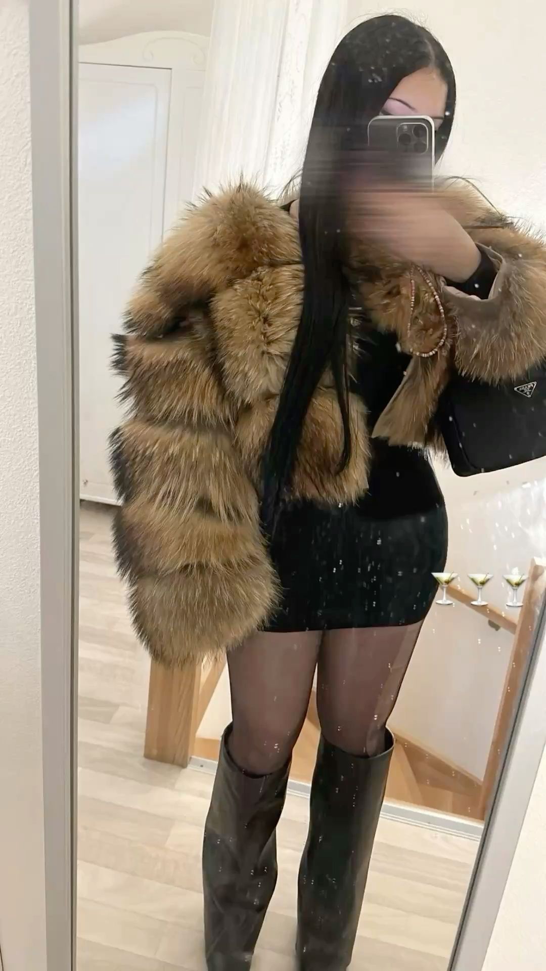 Manteau en fausse fourrure